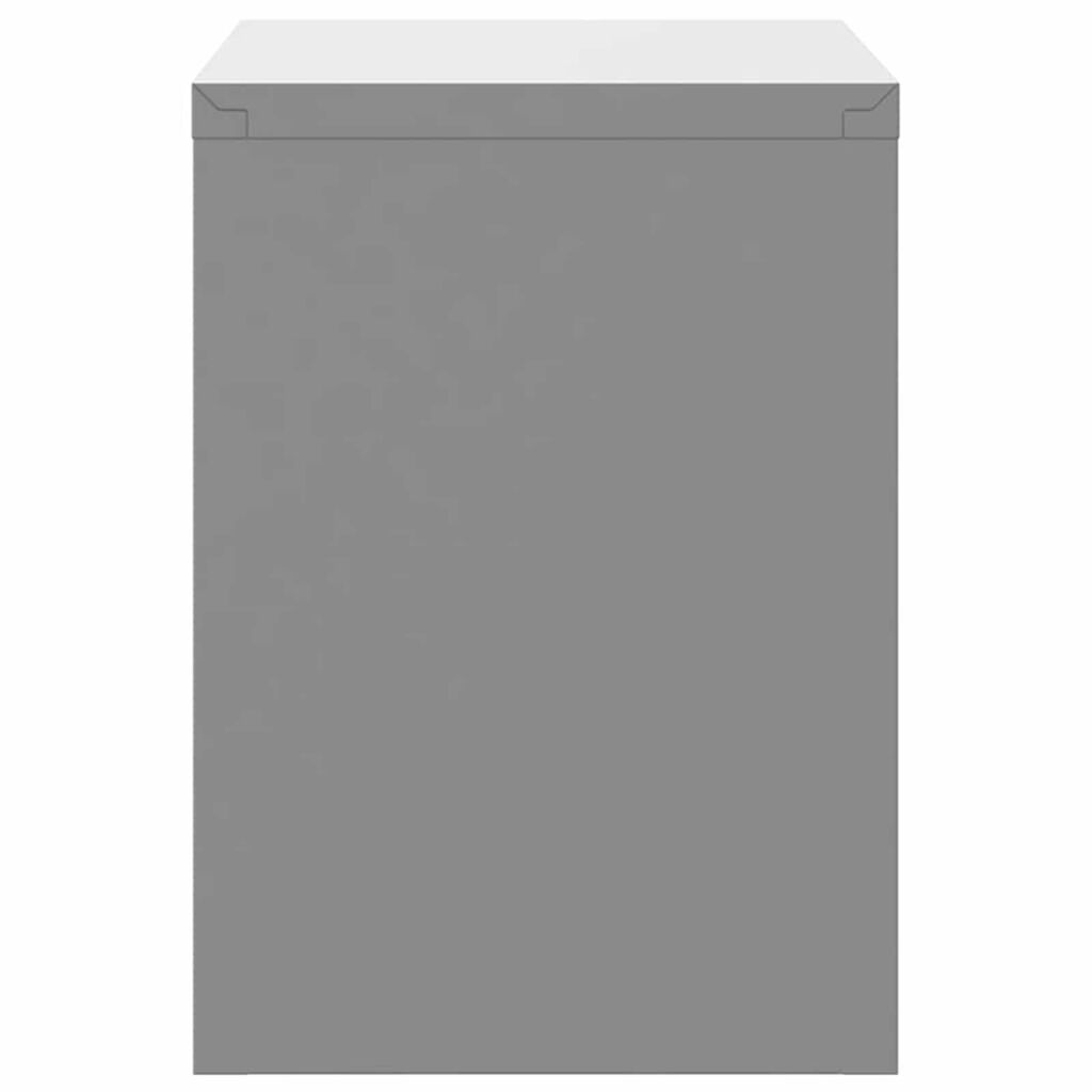 vidaXL Ντουλάπα Εργαλείων Κόκκινο και γκρι 50 x 25 x 35 εκ.