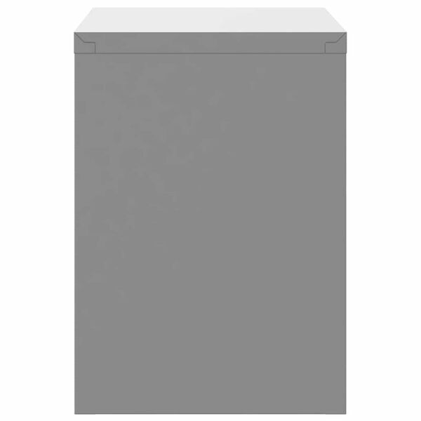 vidaXL Ντουλάπα Εργαλείων Κόκκινο και γκρι 50 x 25 x 35 εκ.
