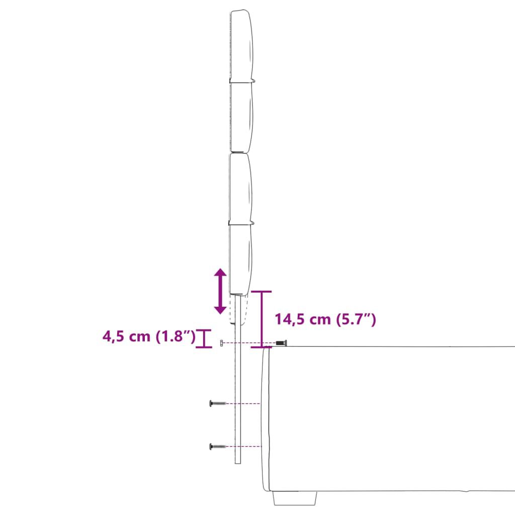 vidaXL Κρεβάτι Boxspring με Στρώμα Σκούρο Γκρι 90x190 εκ. Βελούδινο