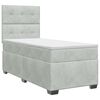 vidaXL &Kappa;&rho;&epsilon;&beta;ά&tau;&iota; box spring &mu;&epsilon; &sigma;&tau;&rho;ώ&mu;&alpha; &Alpha;&nu;&omicron;&iota;&chi;&tau;ό &gamma;&kappa;&rho;&iota; 90 x 190 cm &Beta;&epsilon;&lambda;&omicron;ύ&delta;&omicron;