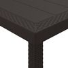 vidaXL Σέτ φαγητού για κήπο 13 pcs Καφέ Rattan Polt