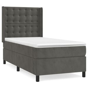 vidaXL &Kappa;&rho;&epsilon;&beta;ά&tau;&iota; Boxspring &mu;&epsilon; &Sigma;&tau;&rho;ώ&mu;&alpha; &Sigma;&kappa;&omicron;ύ&rho;&omicron; &Gamma;&kappa;&rho;&iota; 80x200 &epsilon;&kappa;. &Beta;&epsilon;&lambda;&omicron;ύ&delta;&iota;&nu;&omicron;