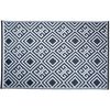 Esschert Design Χαλί Εξωτερικού Χώρου Σχέδιο Γραφικά 120x186 εκ. OC12