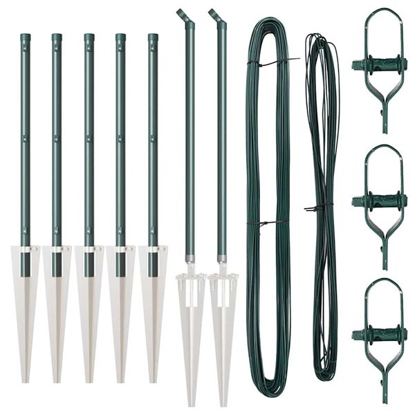 vidaXL &Sigma;&tau;ύ&lambda;&omicron;&sigmaf; &Pi;&epsilon;&rho;&iota;&phi;&rho;ά&xi;&epsilon;&omega;&nu; 7 pcs &Pi;&rho;ά&sigma;&iota;&nu;&omicron; &Alpha;&tau;&sigma;ά&lambda;&iota;