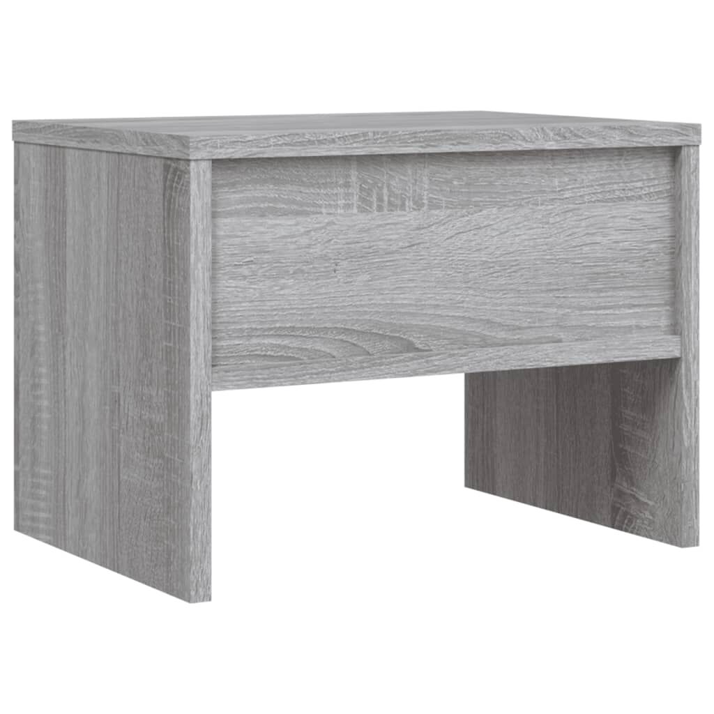 vidaXL Κομοδίνα 2 Τεμ. Γκρι Sonoma 40x30x30 εκ. από Επεξεργασμένο Ξύλο