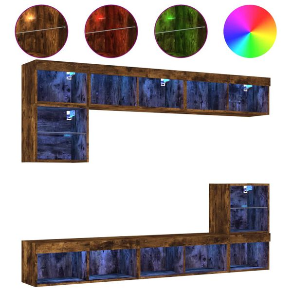 vidaXL Έ&pi;&iota;&pi;&lambda;&alpha; &Tau;&omicron;ί&chi;&omicron;&upsilon; &Tau;&eta;&lambda;&epsilon;ό&rho;&alpha;&sigma;&eta;&sigmaf; 8 &tau;&epsilon;&mu; LED &Kappa;&alpha;&pi;&nu;&iota;&sigma;&tau;ή &Delta;&rho;&upsilon;&sigmaf; &alpha;&pi;ό &Epsilon;&pi;&epsilon;&xi;. &Xi;ύ&lambda;&omicron;