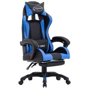 vidaXL &Kappa;&alpha;&rho;έ&kappa;&lambda;&alpha; Racing &mu;&epsilon; &Upsilon;&pi;&omicron;&pi;ό&delta;&iota;&omicron; &Mu;&pi;&lambda;&epsilon;/&Mu;&alpha;ύ&rho;&eta; &alpha;&pi;ό &Sigma;&upsilon;&nu;&theta;&epsilon;&tau;&iota;&kappa;ό &Delta;έ&rho;&mu;&alpha;