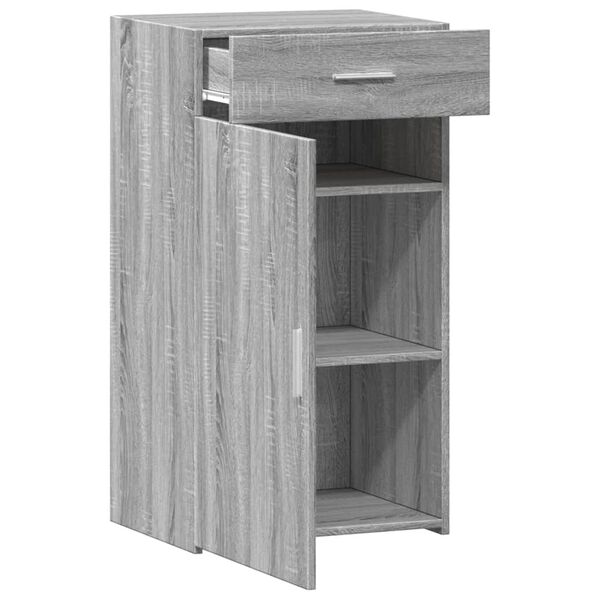 vidaXL Ραφιέρα Γκρι Sonoma 50x42,5x93 εκ. από Επεξεργασμένο Ξύλο