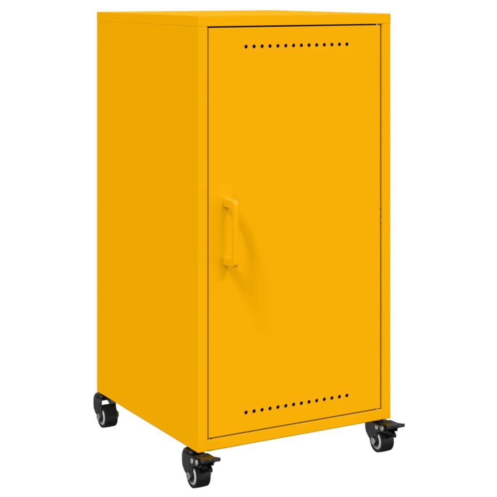 vidaXL Ντουλάπι Μουσταρδί 36x39x72 εκ. από Ατσάλι