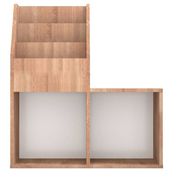 vidaXL Παιδική Ραφιέρα Περιοδικών Sonoma Δρυς 71x30x78,5εκ Επεξ. Ξύλο