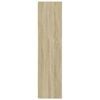 vidaXL Ντουλάπι Γωνία Sonoma Oak 33 x 33 x 132 εκ. από Μοριοσανίδα