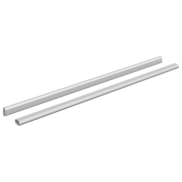 vidaXL &Rho;ά&beta;&delta;&omicron;&sigmaf; &Nu;&tau;&omicron;&upsilon;&lambda;ά&pi;&alpha;&sigmaf; 2 pcs &Alpha;&sigma;&eta;&mu;ί 764 x 15 x 29 mm &Alpha;&lambda;&omicron;&upsilon;&mu;&iota;&nu;έ&nu;&iota;&omicron; &Kappa;&rho;ά&mu;&alpha;
