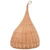 vidaXL Σπίτι Γάτας Teepee με Μαξιλάρι 40x60 εκ. από Φυσικό Ξύλο Ιτιάς