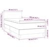 vidaXL &Kappa;&rho;&epsilon;&beta;ά&tau;&iota; Boxspring &mu;&epsilon; &Sigma;&tau;&rho;ώ&mu;&alpha; &Alpha;&nu;&omicron;&iota;&chi;&tau;ό &Gamma;&kappa;&rho;&iota; 80x200 &epsilon;&kappa;. &Beta;&epsilon;&lambda;&omicron;ύ&delta;&iota;&nu;&omicron;
