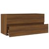 vidaXL Ντουλάπι Νιπτήρα Καφέ Δρυς 100x38,5x45 εκ. Επεξεργασμένο Ξύλο