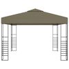 vidaXL Τέντα Εκδηλώσεων Κήπου Taupe 3 x 3 μ. 180 γρ/μ²