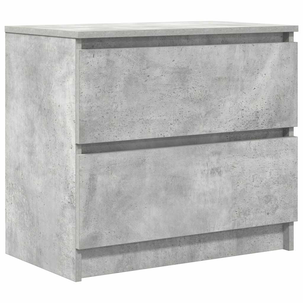 vidaXL Έπιπλο Τηλεόρασης Γκρι Σκυροδέματος 60x35x54 εκ. Επεξεργ. Ξύλο