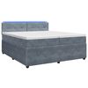 vidaXL &Kappa;&rho;&epsilon;&beta;ά&tau;&iota; box spring &mu;&epsilon; &sigma;&tau;&rho;ώ&mu;&alpha; &Sigma;&kappa;&omicron;ύ&rho;&omicron; &Gamma;&kappa;&rho;&iota; 200 x 200 cm &Beta;&epsilon;&lambda;&omicron;ύ&delta;&omicron;