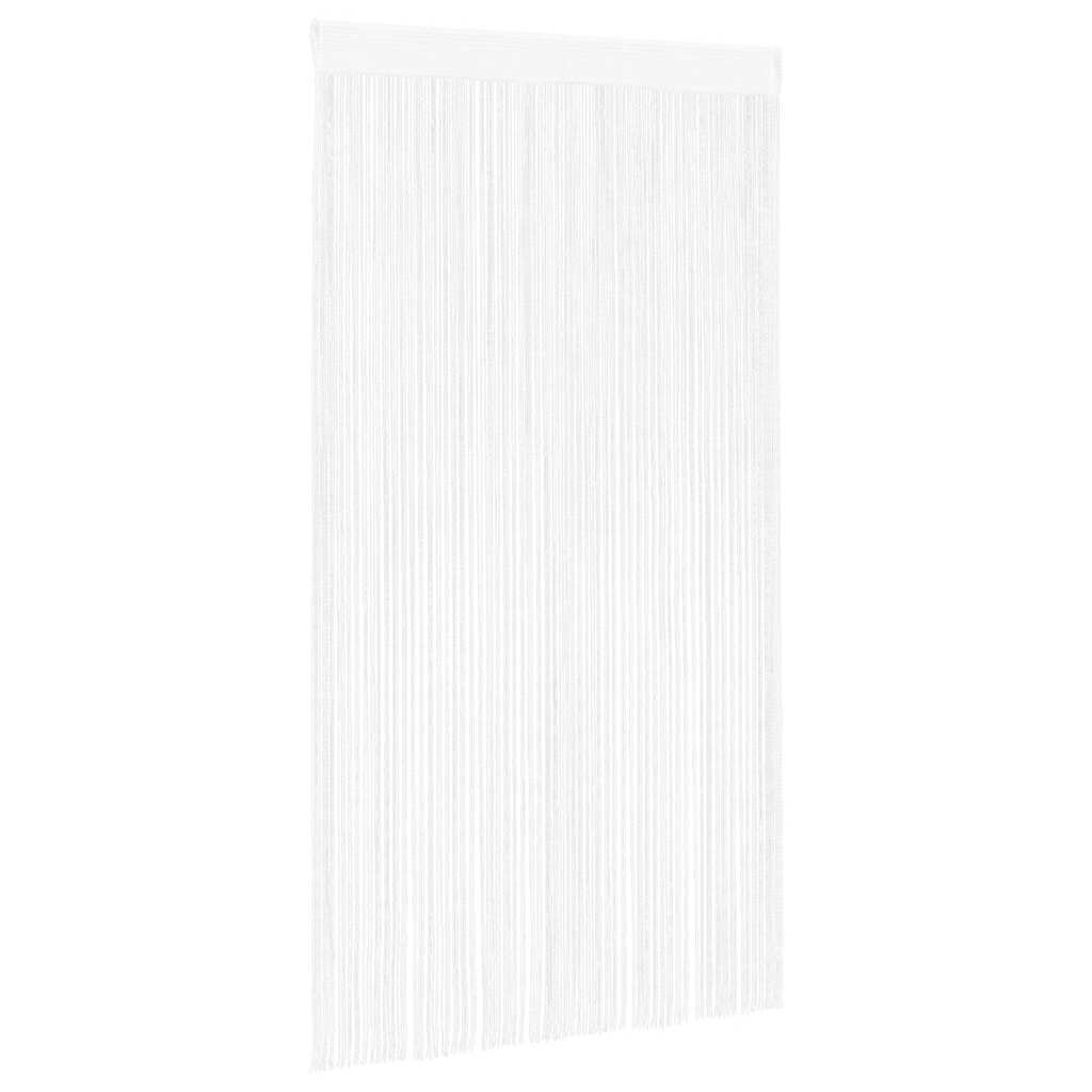 vidaXL Κουρτίνες με Κρόσσια 2 τεμ. Λευκές 100 x 250 εκ.