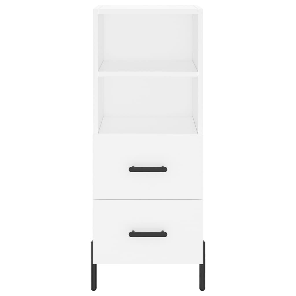 vidaXL Ντουλάπι Λευκό 34,5 x 34 x 90 εκ. από Επεξεργασμένο Ξύλο