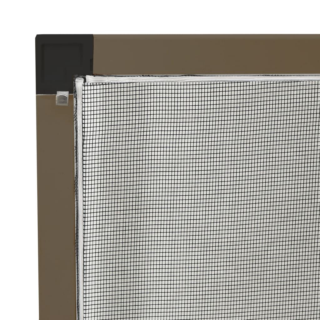 vidaXL Σήτα Εντόμων για Παράθυρα Καφέ 80 x 100 εκ.