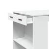 vidaXL Τραπέζι Μπαρ Λευκό 102x70x103,5εκ. Επεξεργ. Ξύλο