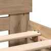 vidaXL Σκελετός Κρεβατιού Artisan Oak 100 x 200 cm Επεξεργασμένο ξύλο