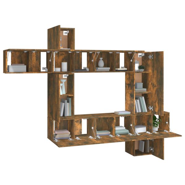 vidaXL &Sigma;&epsilon;&tau; &Epsilon;&pi;ί&pi;&lambda;&omega;&nu; &Tau;&eta;&lambda;&epsilon;ό&rho;&alpha;&sigma;&eta;&sigmaf; 10 &Tau;&epsilon;&mu;&alpha;&chi;ί&omega;&nu; &Kappa;&alpha;&pi;&nu;&iota;&sigma;&tau;ή &Delta;&rho;&upsilon;&sigmaf; &Epsilon;&pi;&epsilon;&xi;. &Xi;ύ&lambda;&omicron;