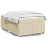 vidaXL &Kappa;&rho;&epsilon;&beta;ά&tau;&iota; Boxspring &mu;&epsilon; &Sigma;&tau;&rho;ώ&mu;&alpha; &Kappa;&rho;&epsilon;&mu; 120x200 &epsilon;&kappa;. &Upsilon;&phi;&alpha;&sigma;&mu;ά&tau;&iota;&nu;&omicron;