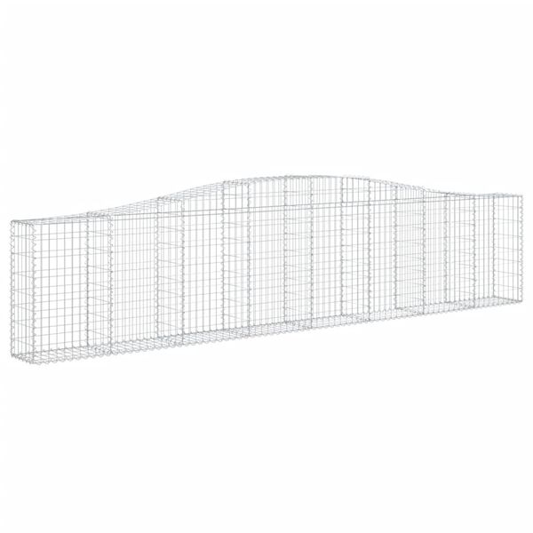 vidaXL Συρματοκιβώτια Τοξωτά 25 τεμ. 400x30x80/100 εκ. Γαλβαν. Ατσάλι