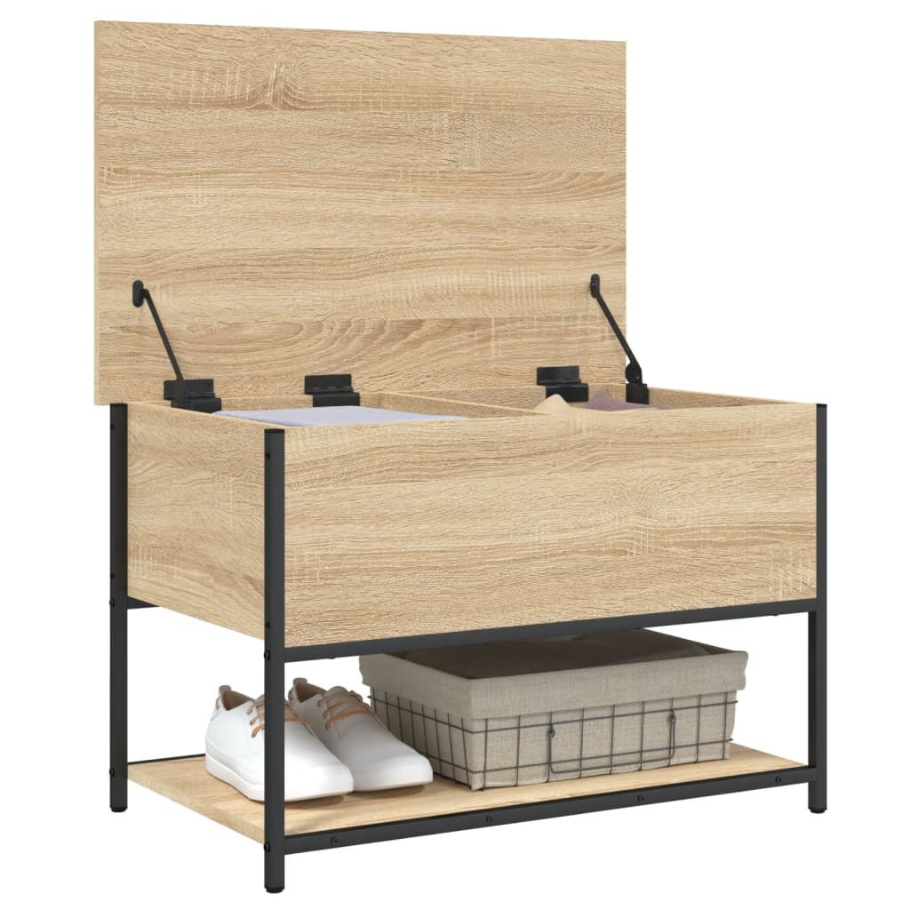 vidaXL Παγκάκι Αποθήκευσης Sonoma Δρυς 70x42,5x47 εκ. Επεξεργ. Ξύλο