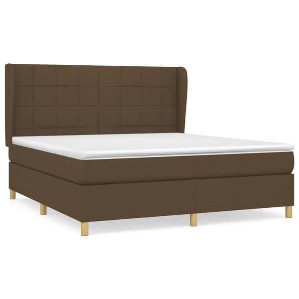 vidaXL &Kappa;&rho;&epsilon;&beta;ά&tau;&iota; Boxspring &mu;&epsilon; &Sigma;&tau;&rho;ώ&mu;&alpha; &Sigma;&kappa;&omicron;ύ&rho;&omicron; &Kappa;&alpha;&phi;έ 180x200 &epsilon;&kappa; &Upsilon;&phi;&alpha;&sigma;&mu;ά&tau;&iota;&nu;&omicron;