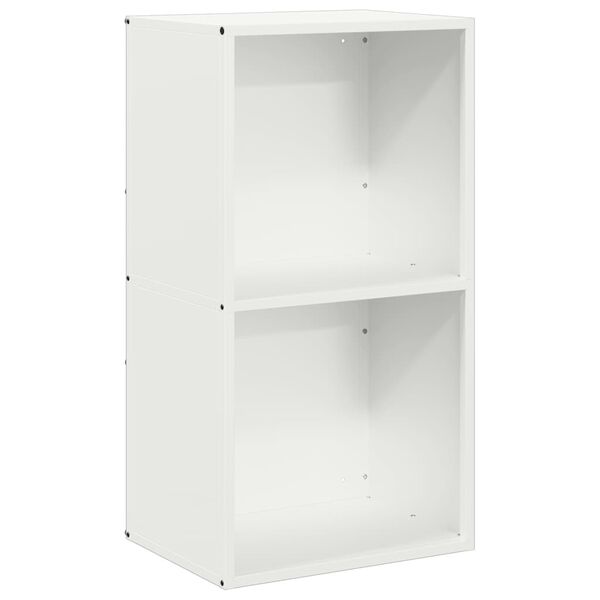 vidaXL Ράφι Καυσόξυλων Λευκό 40x30x75 εκ. Χάλυβας ψυχρής έλασης