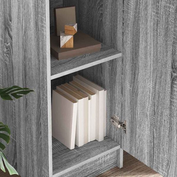 vidaXL Ψηλό Ντουλάπι Γκρι sonoma 35 x 39 x 168 εκ Επεξεργασμένο ξύλο