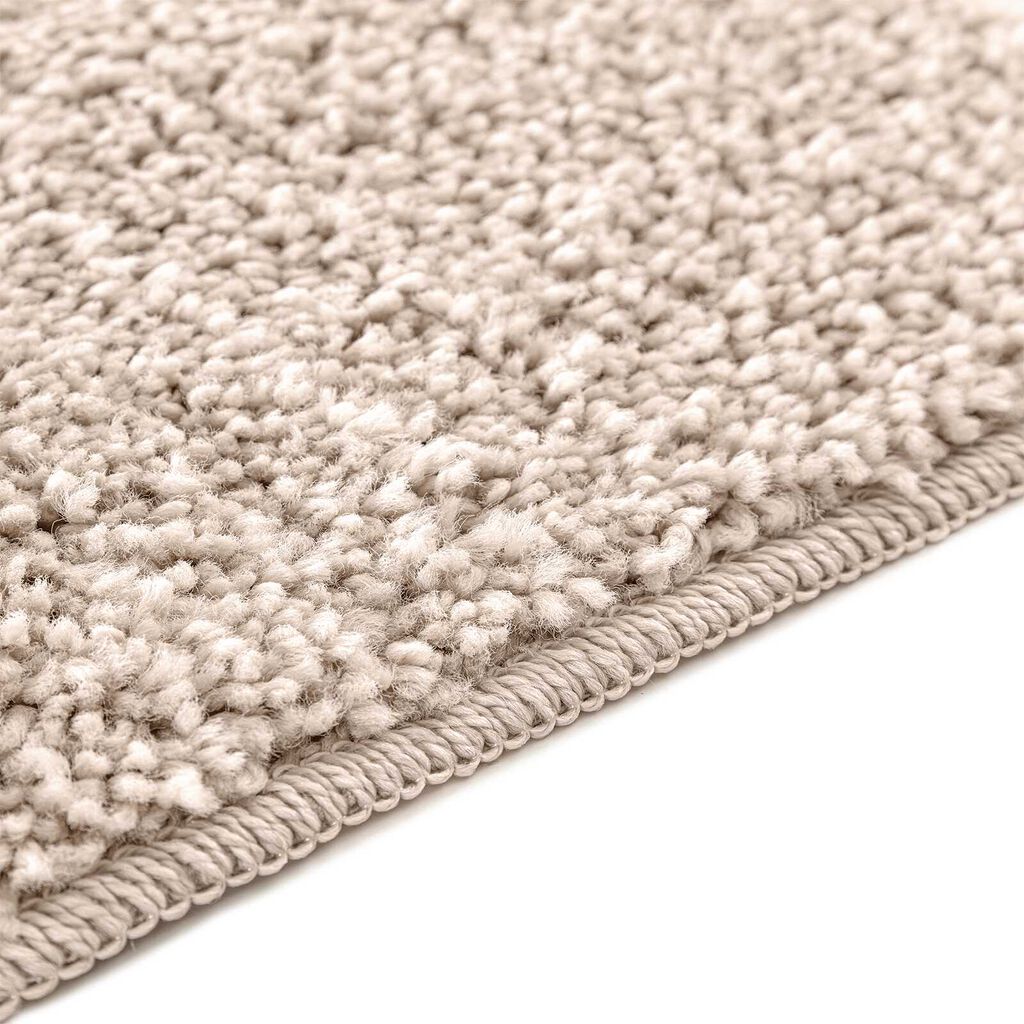 vidaXL Πατάκι μπάνιου 2 pcs Κρεμ 50 x 50 cm Πολυπροπυλένιο
