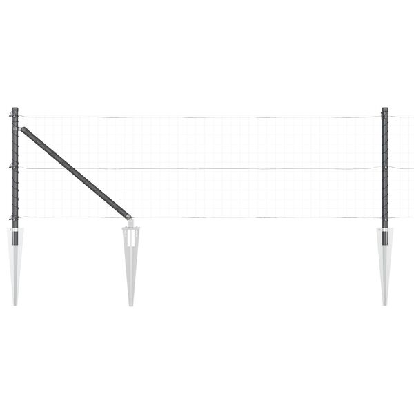 vidaXL Στυλίσκοι με Ακίδα 7 τεμ Ø32 mm 120 cm Γαλβανισμένο Χάλυβα