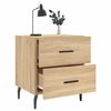 vidaXL Κομοδίνο Sonoma Δρυς 40 x 35 x 47,5 εκ. από Επεξεργασμένο Ξύλο