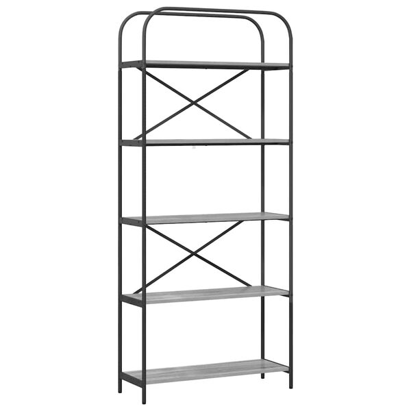 vidaXL &Rho;ά&phi;&iota; &Beta;&iota;&beta;&lambda;ί&omega;&nu; &Gamma;&kappa;&rho;ί&zeta;&omicron; &Sigma;&omicron;&nu;&omicron;&mu;&alpha; 80 x 30 x 183 &epsilon;&kappa; &Epsilon;&pi;&epsilon;&xi;&epsilon;&rho;&gamma;&alpha;&sigma;&mu;έ&nu;&omicron; &xi;ύ&lambda;&omicron;