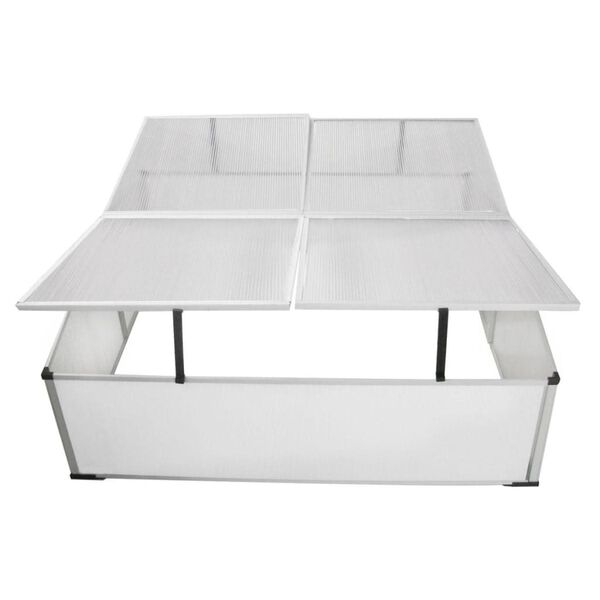 Χαμηλό Θερμοκήπιο 4 Πορτάκια 108x41x110 cm