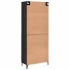 vidaXL Highboard 2 pcs &Mu;&alpha;ύ&rho;&eta; &Omicron;&xi;&upsilon;ά &Epsilon;&pi;&epsilon;&xi;&epsilon;&rho;&gamma;&alpha;&sigma;&mu;έ&nu;&omicron; &xi;ύ&lambda;&omicron;
