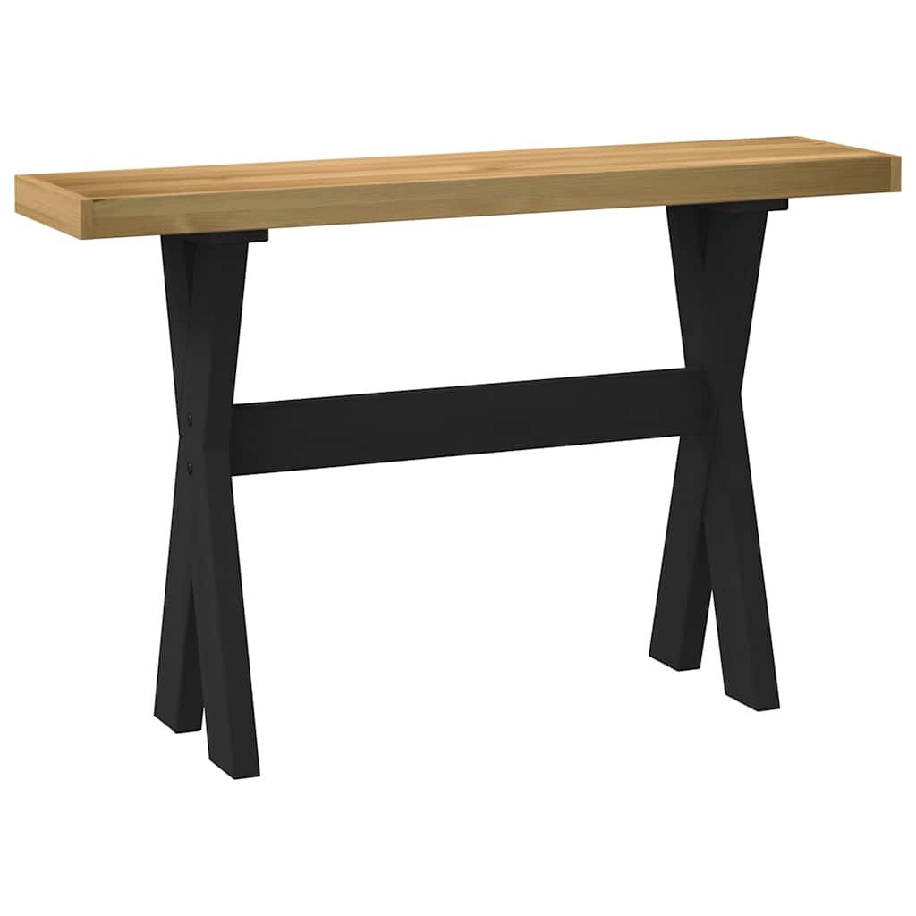 vidaXL Τραπέζι κονσόλας NOAIN με πόδια σχήματος X 120x30x75 cm
