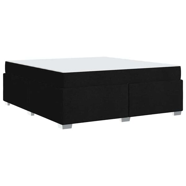 vidaXL Σκελετός Κρεβατιού Άλλο Μαύρο 180 x 200 cm ύφασμα