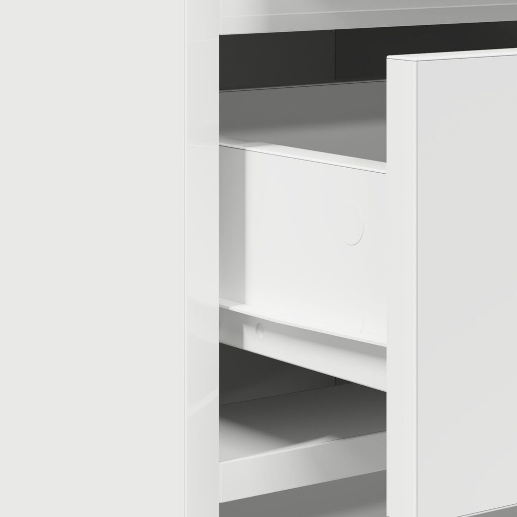 vidaXL Μπουφές Λευκό 40x41x75 εκ. Επεξεργασμένου Ξύλου