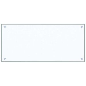 vidaXL Πλάτη Κουζίνας Διαφανής 90 x 40 εκ. από Ψημένο Γυαλί