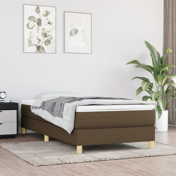 vidaXL &Kappa;&rho;&epsilon;&beta;ά&tau;&iota; Boxspring &mu;&epsilon; &Sigma;&tau;&rho;ώ&mu;&alpha; &Sigma;&kappa;&omicron;ύ&rho;&omicron; &Kappa;&alpha;&phi;έ 90x200 &epsilon;&kappa;. &Upsilon;&phi;&alpha;&sigma;&mu;ά&tau;&iota;&nu;&omicron;