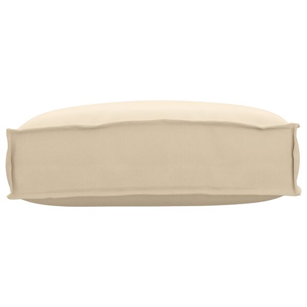 vidaXL Μαξιλάρι παλέτας για πλάτη Μπεζ 50 x 40 x 12 cm Ύφασμα Oxford
