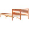 vidaXL Σκελετός Κρεβατιού Καφέ κεριού 140 x 210 cm Μασίφ ξύλο πεύκου