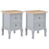 vidaXL &Kappa;&omicron;&mu;&omicron;&delta;ί&nu;&alpha; 2 &tau;&epsilon;&mu;. &Gamma;&kappa;&rho;&iota; 35 x 30 x 49 &epsilon;&kappa;. &alpha;&pi;ό MDF