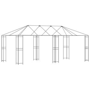 vidaXL &Sigma;&kappa;&epsilon;&lambda;&epsilon;&tau;ό&sigmaf; &Gamma;&kappa;&alpha;&zeta;ebo &Chi;&omega;&rho;ί&sigmaf; Ύ&phi;&alpha;&sigma;&mu;&alpha; &Gamma;&kappa;&alpha;&zeta;ebo 6 x 3 m &Mu;&alpha;ύ&rho;&omicron; &Alpha;&tau;&sigma;ά&lambda;&iota;