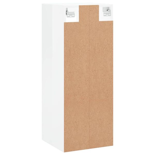 vidaXL Ντουλάπι Τοίχου Γυαλιστερό Λευκό 34,5 x 34 x 90 εκ.